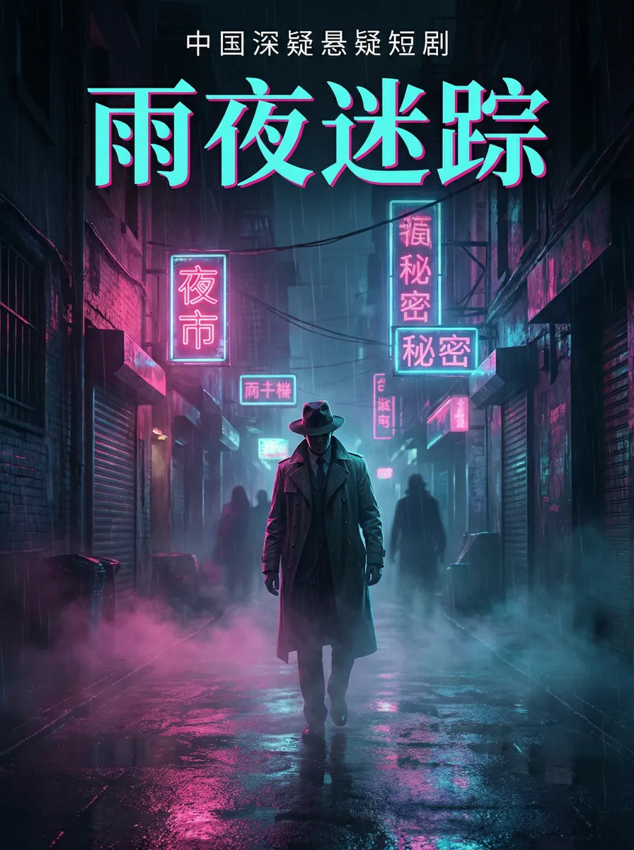 蜜芽.miya1185 悬疑追踪短剧 - 雨夜迷踪海报