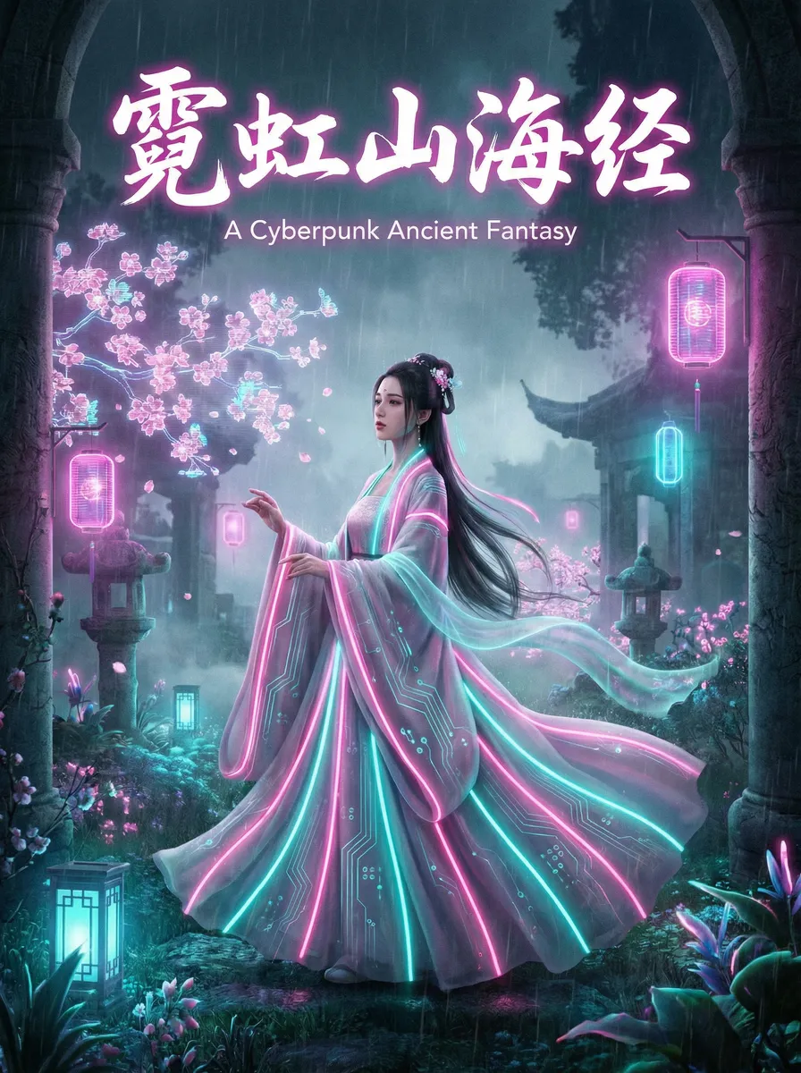 蜜芽.miya1185 古风奇缘短剧 - 霓虹山海经海报